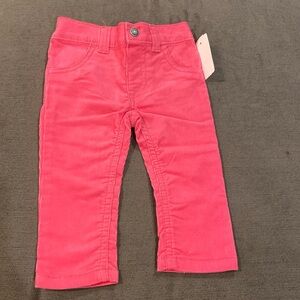 Carter’s pink corduroy jeans size 9 months